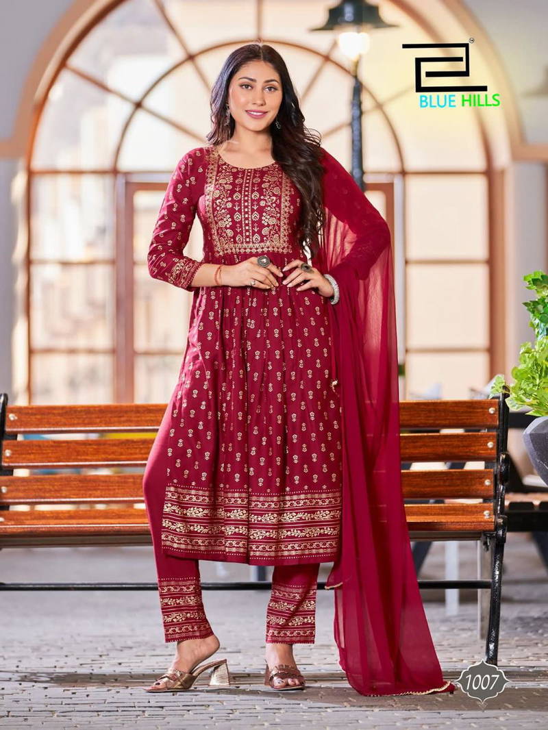 Festival Night Vol 7 By Blue Hills Readymade Salwar Suits Catalog